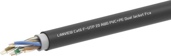 Изображение Lanview CAT6 F/UTP PVC+PE Dual Jacket