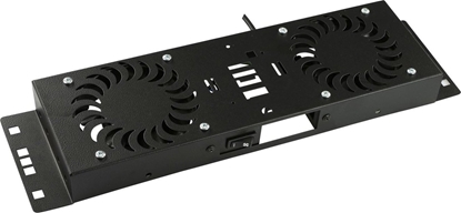 Изображение Lanview Lanview 2 FANS, ON/OFF CONTROLLED FAN MODULE Juodas