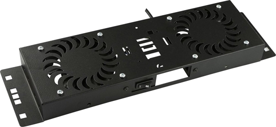 Изображение Lanview Lanview 2 FANS, ON/OFF CONTROLLED FAN MODULE Juodas