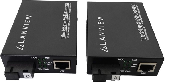 Изображение Lanview LVN-MED-SC-1000BASE-X-2 konwerter sieciowy
