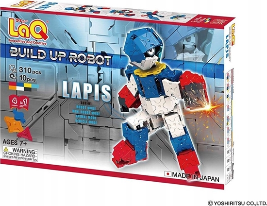 Изображение LaQ Japonikas konstruktorius LaQ Build Up Robot Lapis