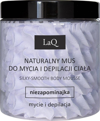 Attēls no LaQ LAQ Naturalny mus do mycia i depilacji ciaa Niezapominajka 250ml