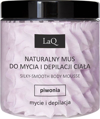 Attēls no LaQ LaQ Naturalny mus do mycia i depilacji ciaa Piwonia 250ml