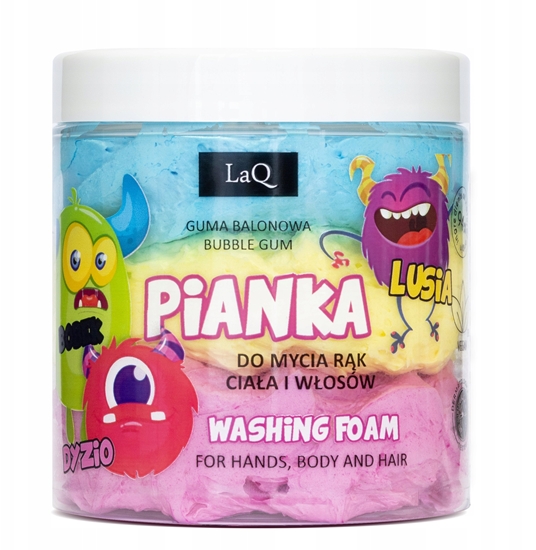 Picture of LAQ_Pianka do mycia rk, ciaa i wosów Guma Balonowa 100g