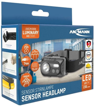 Attēls no Latarka czoowa Ansmann Ansmann headlamp HD230BS, LED light (black)