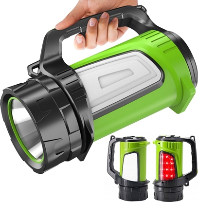 Изображение Latarka Maclean Latarka LED 3w1 Maclean, funkcja powerbanku, 3 tryby wiecenia, 5W XM-L-T6, Cold White 6500K, 3,7V 3x18650, 4500mAh, MCE345