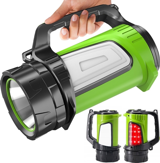 Изображение Latarka Maclean Latarka LED 3w1 Maclean, funkcja powerbanku, 3 tryby wiecenia, 5W XM-L-T6, Cold White 6500K, 3,7V 3x18650, 4500mAh, MCE345