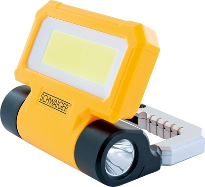 Attēls no Latarka Schwaiger Schwaiger LED Arbeitsleuchte mit Taschenlampe 300Lm sch./gel