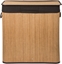 Picture of Laundry box with divider G21 63555174, 150l, bamboo