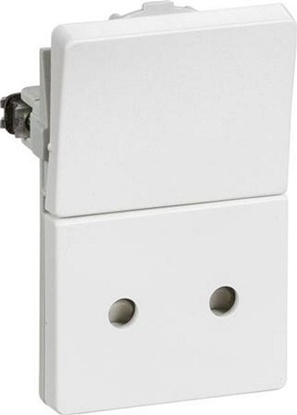 Изображение Lauritz Knudsen LAURITZ KNUDSEN FUGA® stikkontakt 1,5 modul med 1-pol afbryder 2-pol hvid