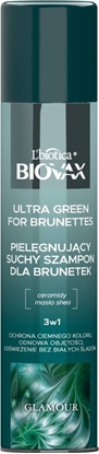 Attēls no LBIOTICA / BIOVAX L`BIOTICA BIOVAX Glamour Suchy Szampon do wosów dla brunetek - Ultra Green
