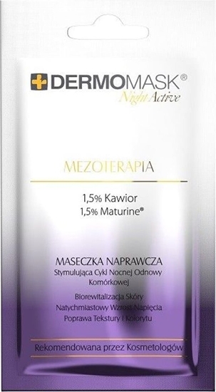 Picture of LBIOTICA / BIOVAX L`BIOTICA Dermomask Night Active Maseczka naprawcza na twarz - Mezoterapia 12ml