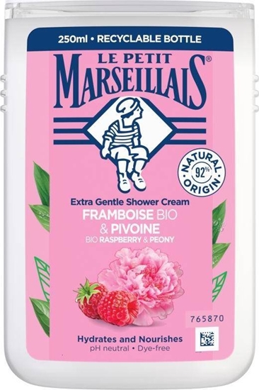 Picture of Le Petit Marseillais Kremowy el pod prysznic Malina & Piwonia 250ml