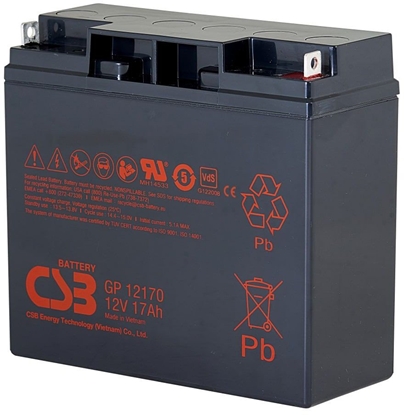 Изображение Lead acid battery 12V 17Ah B1 Pb AGM VRLA CSB