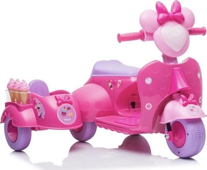 Attēls no Lean Cars Skuter Lodziarnia Trójkoowy JT5258 Róowy