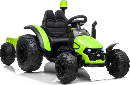 Picture of Lean Cars Traktor na akumulator z Przyczep HZB-200 Zielony