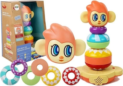 Изображение Lean Sport Edukacyjna Piramidka Mapka z Dwikami, Nauka Liczb