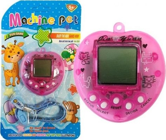 Изображение Lean Sport Gra Elektroniczna Tamagotchi Róowa z krótkim acuszkiem