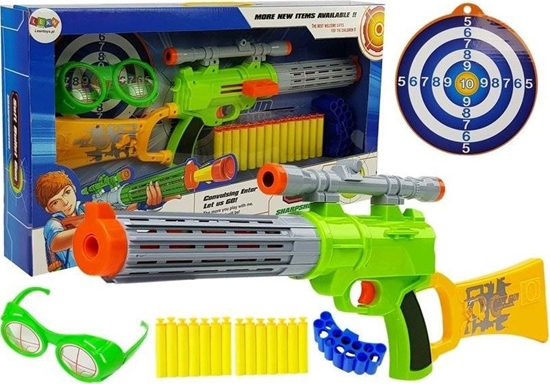 Picture of Lean Sport Karabin na Naboje Piankowe z Tarcz Zielony