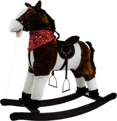 Изображение Lean Sport Ko Na Biegunach Ciemny Brz 74 CM