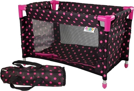 Picture of Lean Sport óko dla Lalek Alice Czarno-Róowe (7701)