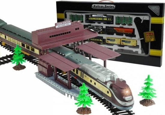 Изображение Lean Sport Ogromna Kolejka FENFA 5 Wagonów + Rozjazdy