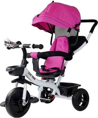 Изображение Lean Sport Rower Trójkoowy PRO300 Róowy z Rczka i Obrcz