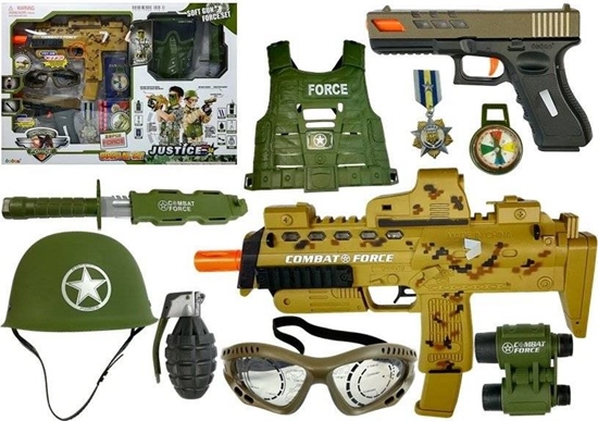 Изображение Lean Sport Zestaw Wojskowy Pistolet na strzaki MP7 Glock 17