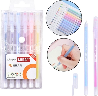 Picture of Lean Zestaw Dugopisów elowych Intensywne Kolory Biurowe Szkolne 12 Sztuk