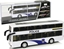 Изображение LeanToys Autobus Policyjny Dwupitrowy Biay z Nacigiem Dwik