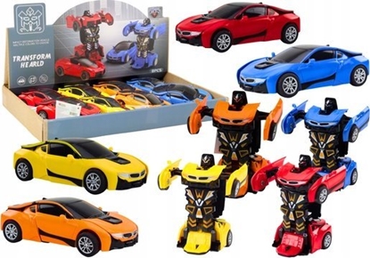 Attēls no LeanToys Auto-Robot 2w1 Robot 4 Kolory