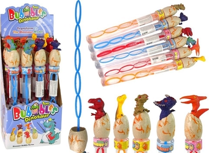 Attēls no LeanToys Baki Mydlane Dinozaury 34 cm Róne Kolory