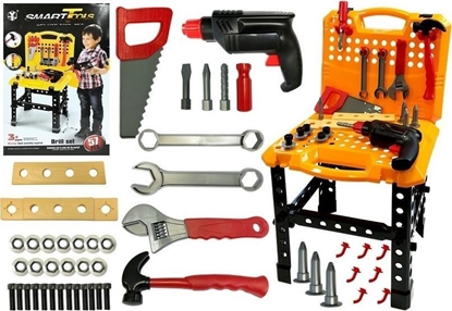 Изображение LeanToys Duy Zestaw Majsterkowicza rozkadany w Walizce