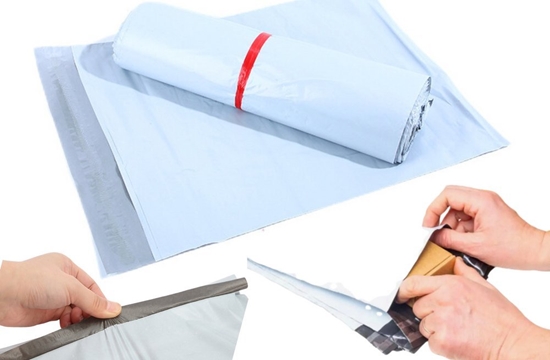 Изображение LeanToys Folia Kurierska Koperta Foliopak 100 Sztuk 450x 600mm