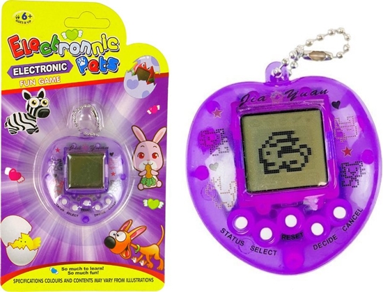 Picture of LeanToys Gra Elektroniczna Tamagotchi Zwierztko Fioletowa LEAN Toys