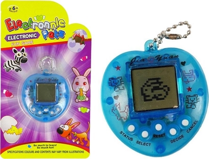 Attēls no LeanToys Gra Elektroniczna Tamagotchi Zwierztko Niebieska LEAN TOYS