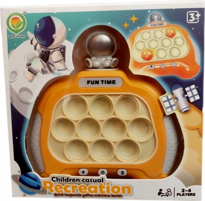 Picture of LeanToys Gra Sensoryczna Konsola Pop-It Kosmonauta wiata Dwiki óta