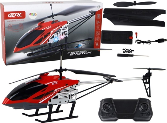 Picture of LeanToys Helikopter RC migowiec Zdalnie Sterowany Na Pilot 70 cm Czerwony