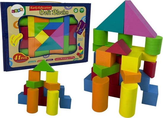 Picture of LeanToys Klocki Piankowe Konstrukcyjne 41 Elementów Dla Dzieci LEAN Toys