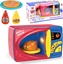 Picture of LeanToys Kuchenka Mikrofalowa Akcesoria Pizza Kurczak Na Baterie