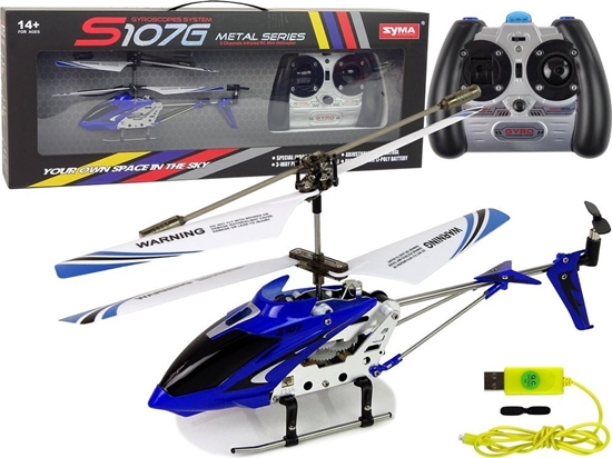 Изображение LeanToys Latajcy Helikopter SYMA S107G R/C Zdalnie Sterowany Samolot LEAN Toys