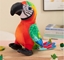 Attēls no LeanToys Maskotka Pluszowa Papuga Czerwona 20 cm
