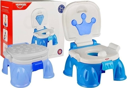 Изображение LeanToys Nocnik grajcy 3w1 niebieski