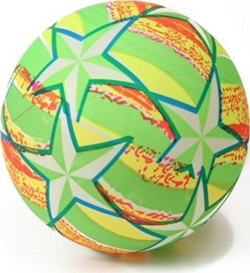 Picture of LeanToys Pika Gumowa Jaskrawa Gwiazdki Zielona 24 Cm