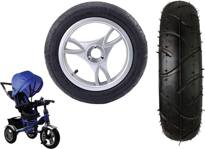 Изображение LeanToys Plastikowe koo z gumow opon (pompowane) PRO600 przednie