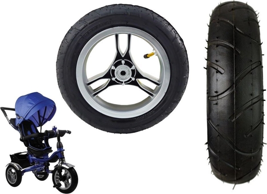 Изображение LeanToys Plastikowe koo z gumow opon (pompowane) PRO600 tylne