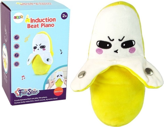 Picture of LeanToys Pluszowy Banan Interaktywny Muzyka 22 cm óty