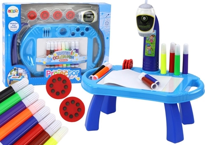 Picture of LeanToys Projektor Rzutnik Do Rysowania Stoliczek Niebieski