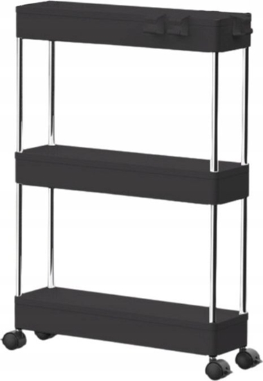 Picture of LeanToys Rega Mobilny 3 Póki Czarny na Kókach LEAN Toys