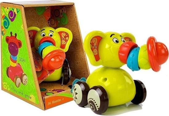 Picture of LeanToys Samochodzik Autko So dla Niemowlaka Ruchoma Trba
